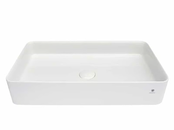 Rectangular washbasin - Countertop rectangular ceramic washbasin by GUGLIELMI RUBINETTERIE - view 2